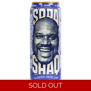 AriZona Shaq Soda Blueberry Cream Soda 695ml Big Can